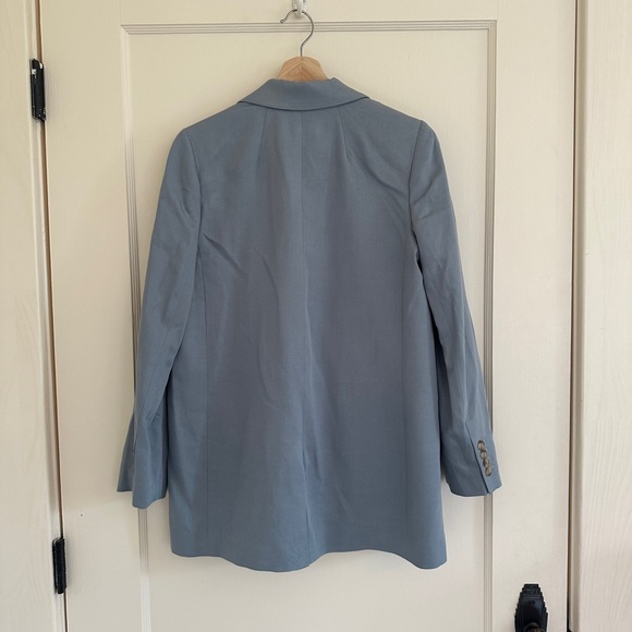 NWT Madewell Larsen Blazer in Drapeweave “Overcast” in size S - Picture 7 of 16